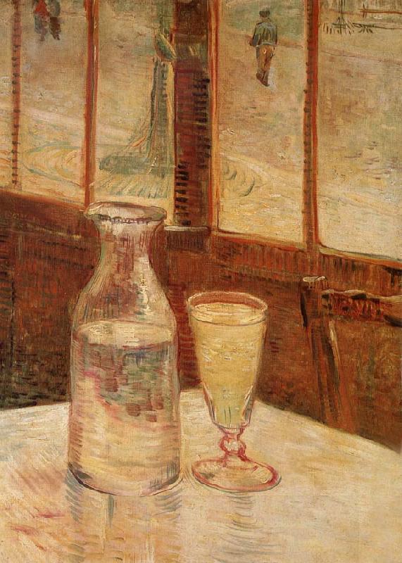 Vincent Van Gogh An absinthe glass and water decanter oil painting picture